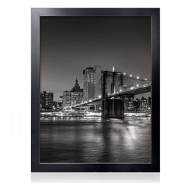 Annecy 17x22 Picture Frame Black（1 Pack）, 17 x 22 Picture Frame for Wall Decoration, Classic Black Minimalist Style Suitable for Decorating Houses, Offices, Hotels