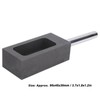 Graphite Ingot Mold with Handle Casting Melting Mold for Gold