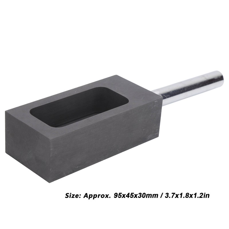 Graphite Ingot Mold with Handle Casting Melting Mold for Gold