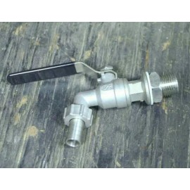 Blichmann / Anvil Brewing VALVE FOR ANVIL BUCKET FERMENTOR Stainless 1/2" npt w/ Bulkhead Foundry Kettle