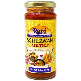 Rani Schezwan Chutney 8.8oz (250g) Glass Jar ~ No Colors | NON-GMO | Vegan | Gluten Free | Indian Origin (Indo-Chinese)