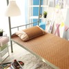 Home Textile Rattan Mat Grid Fitted Sheet Set Summer Cool