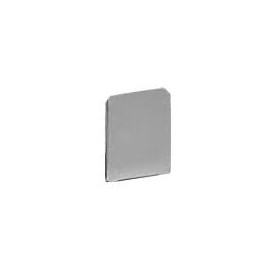 C.R. Laurence WU1ECBS CRL Brushed Stainless End Cap for WU1 Series Wet/Dry U-Channel