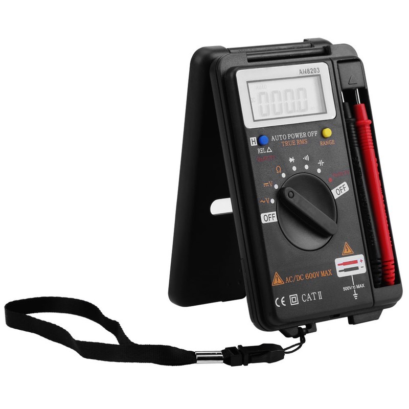 ANENG AN8203 Digital Multimeter AC/DC Voltmeter Ohm Meter LCD Display