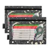 PJGINUIUA Tarot Sun Moon Goth Binder Pouch Zippered Pencil Pouches