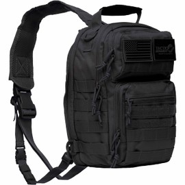 Tacticon BattlePack Lite | Tactical Everyday Waterproof Sling Pack | Combat Veteran Owned Company | EDC Backpack Bag for Men & Athletes | Molle Backpacks for Outdoor Utility | 7L
