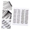 FOMIYES Realistic False Eyelashes Pairs Set Natural Look High Durability