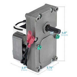 Stanbroil Auger Motor Replacement PU-047040 for Englander 25-PDVC, 55-SHP10, 25-PDV Pellet Stoves, Auger Feed Motor 10-CPM 25-CAB80 25-PAF 25-PDV 25-PDVC 25-PDVE 25-PDVP 25-PFS 25-PI 55-SHP22E