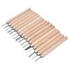16 Pcs Carving Knife High Speed Steel Woodworking Carving Engraving