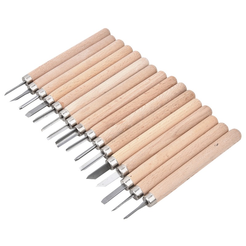 16 Pcs Carving Knife High Speed Steel Woodworking Carving Engraving