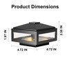 GOODSMANN Landscape Lighting 2PK 12V AC LED Low Voltage Post