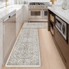 KIMODE Kitchen Mats Cushioned Anti Fatigue, 20"x47"+20"x32" Farmhouse Kitchen Rugs