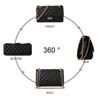 Gladdon Quilted Crossbody Purse for Women Trendy Ladies Shoulder Bag
