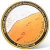 Footprints in The Sand Christian Challenge Coin - Zinc Alloy