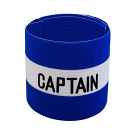 VerteLife Classic Captain's Band, Player's Armband for Football and Training, Adjustable Bracelet, Captain Bracelet, Captains Bracelet for Adults and Children, One Size, Blue