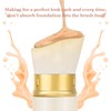 Falliny Retractable Foundation Makeup Brush, Travel Angled Kabuki Powder Brush,