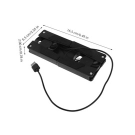 OSALADI Enhanced Laptop Cooling Pad Fan Stand Desk Laptop Riser Holder for Heat Dissipati