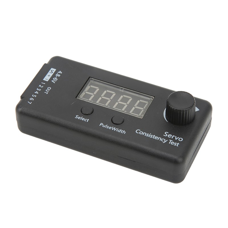 Digital Servo Tester 3 Modes High Accuracy Black Plastic Servo