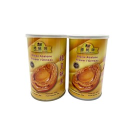 Braise Abalone in Oyster Sauce, Braise Abalone - Wild Abalone Canned - Instant Braised Abalone 蚝皇鲍鱼罐头 即食鲍鱼 Pack of 1 (4头-4 Head - Net Weight: 425Gram, Drained Weight: 165Gram)