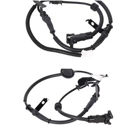 Set of 2 Rear (Left+Right) ABS Wheel Speed Sensors, Fit for 2006-2011 Hyundai Accent & Kia Rio Rio5 w/Disc Brakes, Replaces OEM 91920-1G000, 91921-1G000, 10183