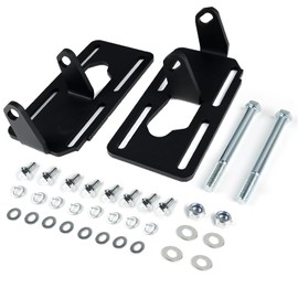 Tamirey LS Engine Swap Mount Bracket Kit – Fits 1973-1987 Square Body & 1988-1998 OBS Chevy GMC C/K Truck 2WD – Adjustable Steel Motor Conversion Plates for Small Block to LS Series (Black)
