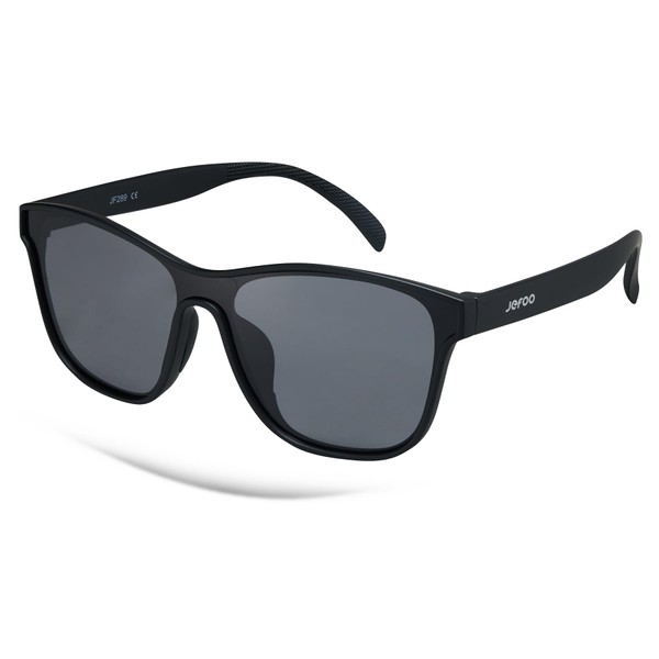Jefoo Running Sunglasses for Women Men Polarized Retro Shades Trendy
