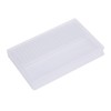 20 Slot Empty Storage Box for Nail Drills Transparent Acrylic