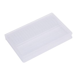 20 Slot Empty Storage Box for Nail Drills Transparent Acrylic Display Box Cutter Container Accessories Tool Small Storage Boxes