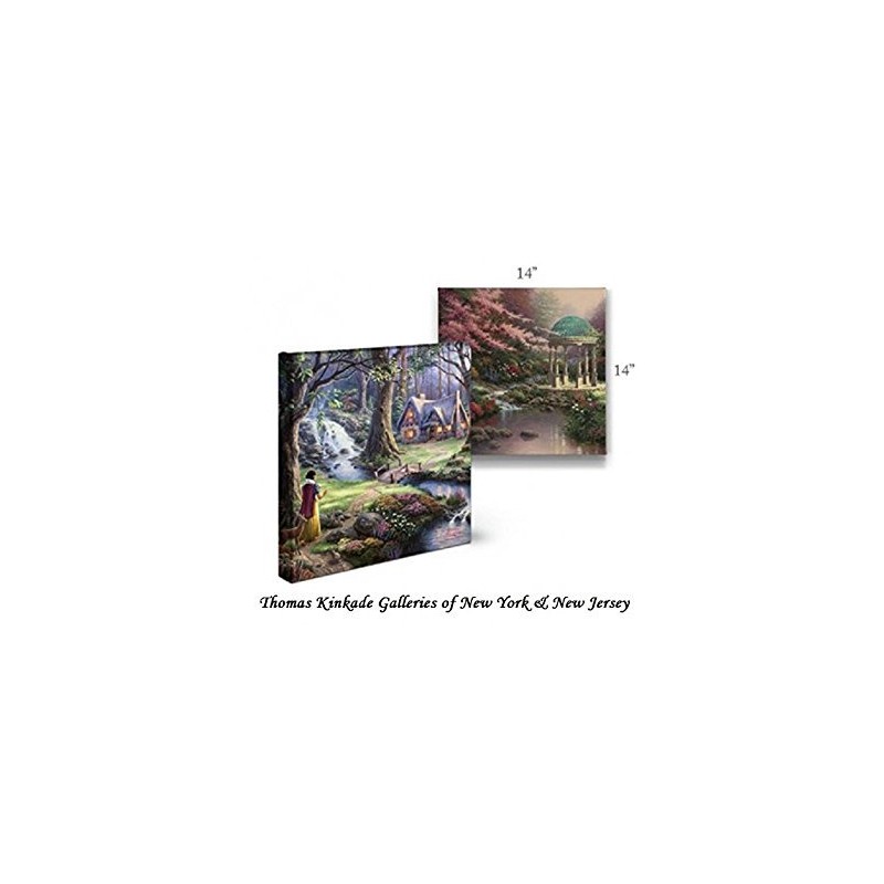 Thomas Kinkade Snow White Discovers Gallery Wrap Canvas