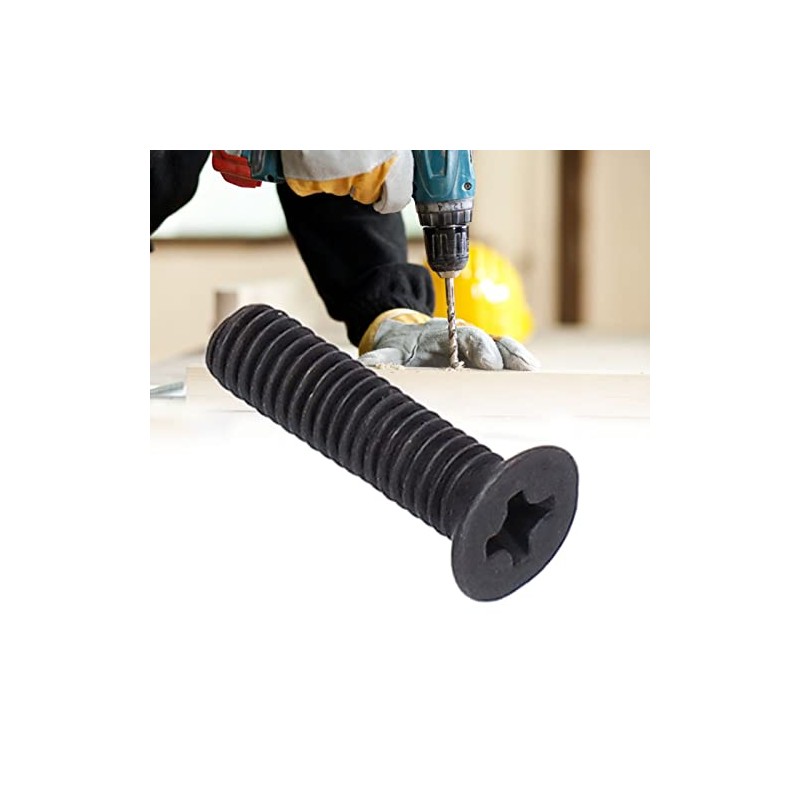 50 Piezas M4 Tornillo Avellanado Pieza de Conexión de Tornillo