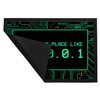 trendaffe Localhost Doormat with IP Address 127.0.0.1 in Turquoise -