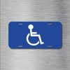 Amel HANDICAP Disabled disability Parking Vehicle License Plate Front Auto