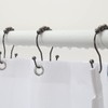 Goowin Shower Curtain Hooks, Rust Resistant Shower Curtain Rings Metal