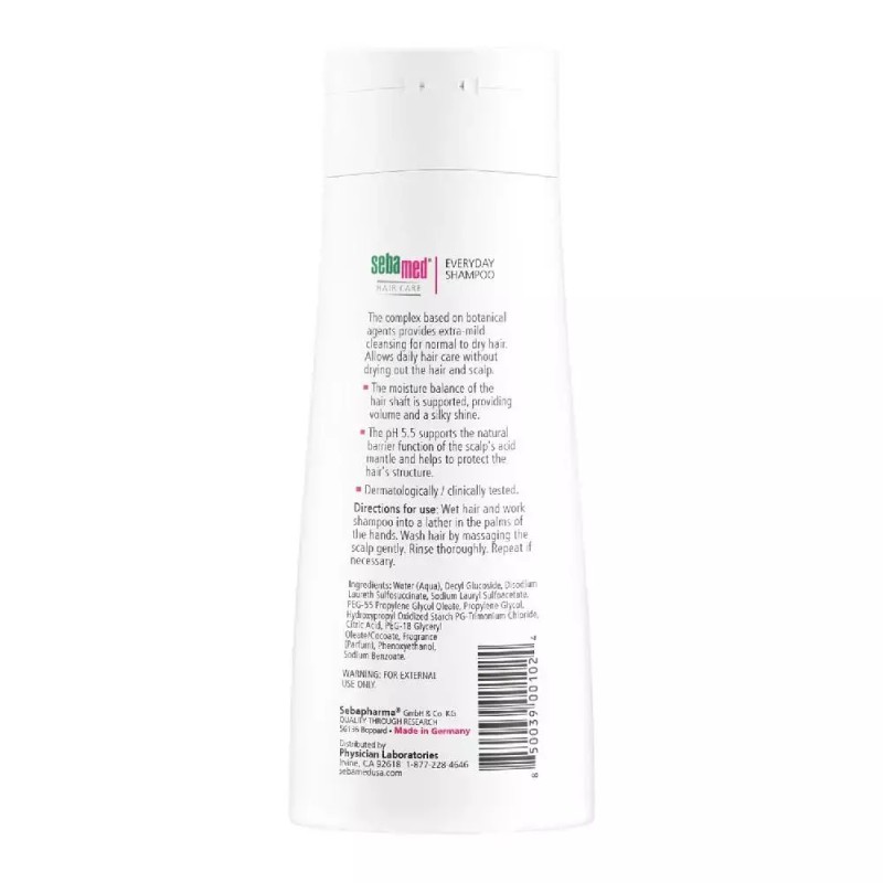 SEBAMED 에브리데이 샴푸 200ml Sebamed Everyday Shampoo 200ml