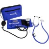 Kit Baumanómetro Con Estetoscopio Simplex Homecare Color Azul