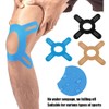 CAVLA 12pcs Precut Kinesiology Tape for Knees,Breathable Precut Sports Athletic