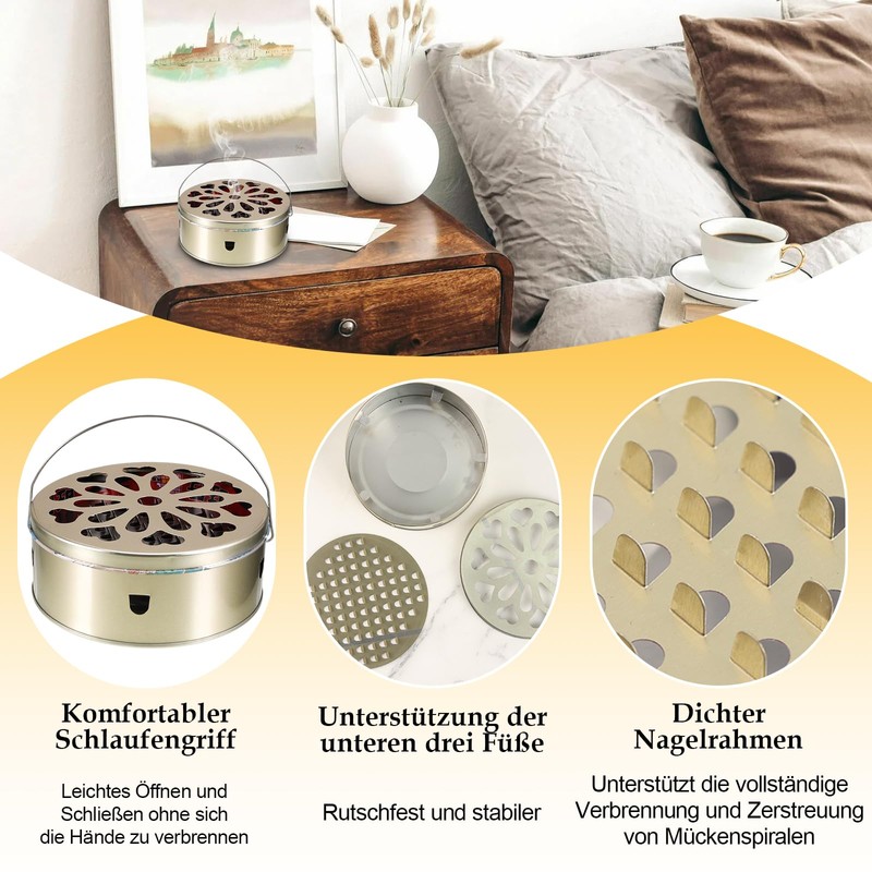 Mosquito Spiral Holder Box, Mosquito Coil Holder, Mosquito Coil Holder
