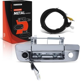 A-Premium Upgraded Metal Tailgate Handle Liftgate Latch Handle with Keyhole Compatible with Ram 1500 2500 3500 2011-2012 & Dodge Ram 1500 2009-2010, Ram 2500 3500 2010, Chrome