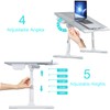 Laptop Bed Tray Desk, Foldable and Adjustable Lap Table with