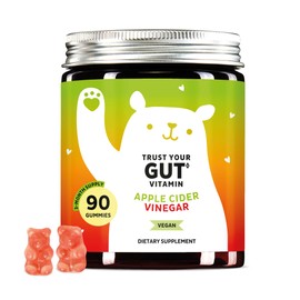 Bears with Benefits Apple Cider Vinegar Gummy Bears - Metabolism Booster Complex with Vitamin B6, B12, Iodine, folic Acid - Well-Being & detoxification - Vegan - Sugar-Free (90 Gummies)
