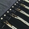 Portable Jewelry Roll Untangled Secure Necklace Travel Storage Bag Displays
