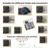 ActSimpl Fishing Knot Tying Tool-3pcs/pack-Tie Fishing Knots Safely and Easily-Protect