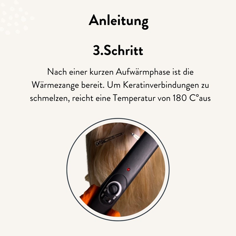 Just Beautiful Hair heating tongs for bonding extensions, connector U-tip