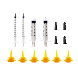 Pet Nipple with Syringes for Puppies, Kittens, Best Suitable for Small Mammals, Newborns, Week Old Kittens, Puppies (6 Original)