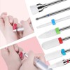 Pack of 7 Ceramic Nail Drill Bits Professional Nail Cutter