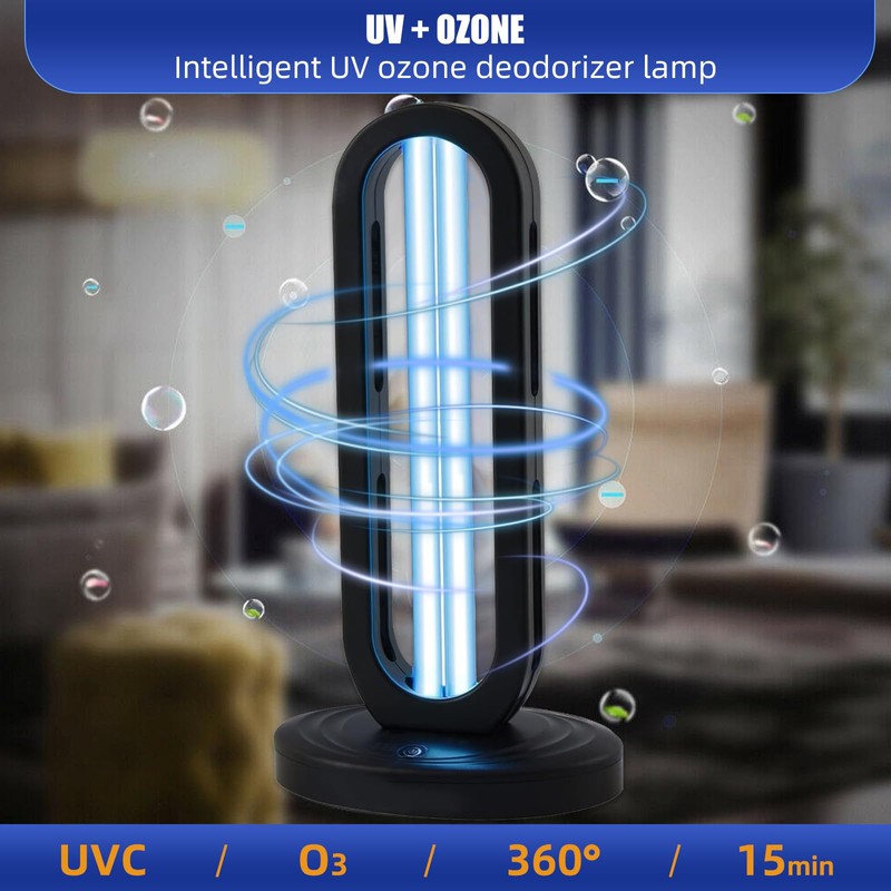 Ultraviolet Germicidal Lamp 110V, 38W Ozone UV Light for Whole