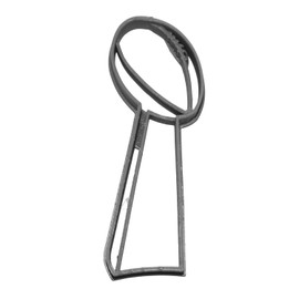 INSPIRED BY VINCE LOMBARDI TROPHY AWARD FOOTBALL SPORTS COOKIE CUTTER MADE IN USA PR2401