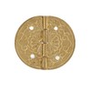 10pcs Mini Antique Hinges Round Exquisite Retro Design Corrosion Resistance