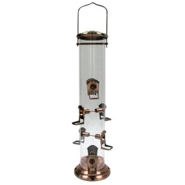 Woodlink Brushed Copper Mega Tube Bird Feeder