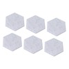 12PCS Hexagon Acoustic Panels High Density Sound Absorbing Panels Sound